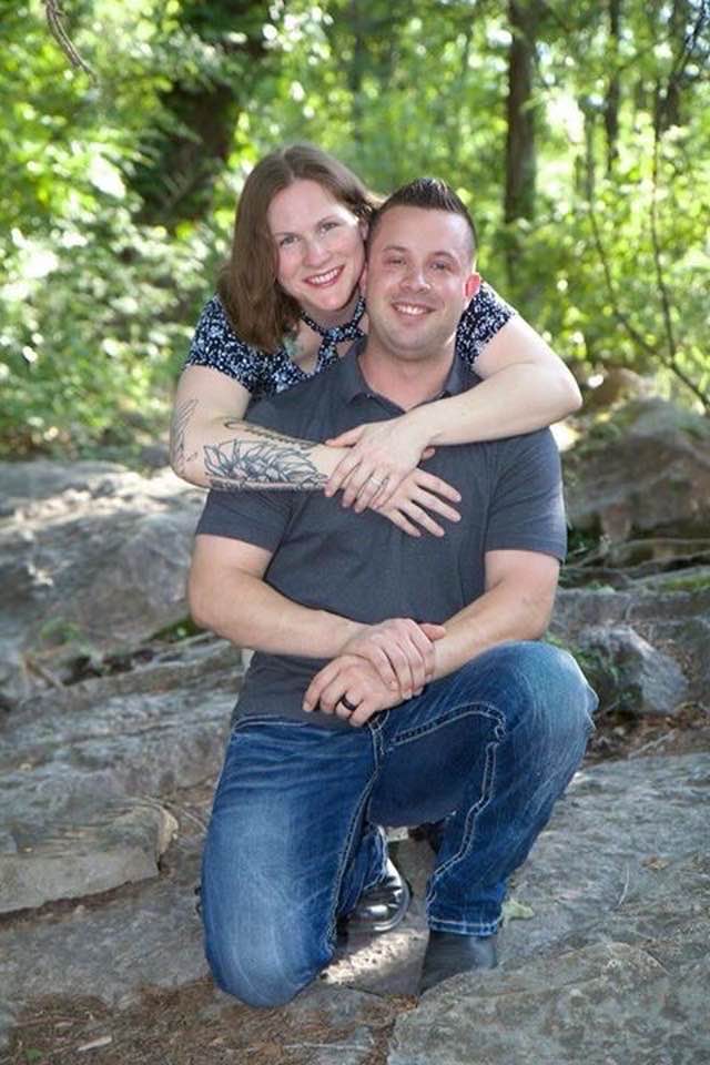 David Viergutz with his wife